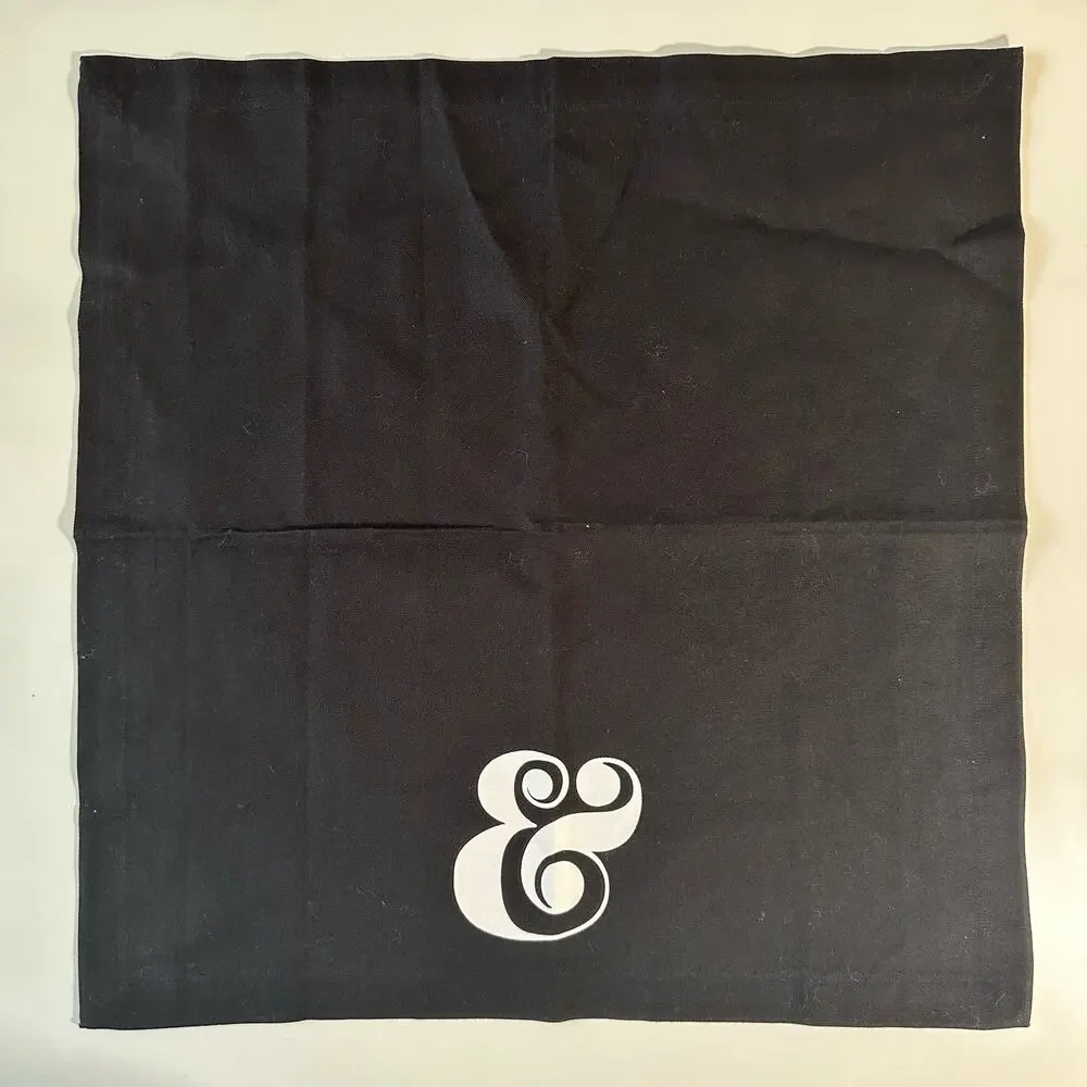 Kate Spade New York Set Of 2 Black Ampersand 